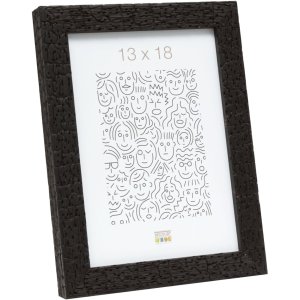 Ramka drewniana S45RL czarna 13x18 cm