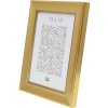Rama drewniana S45YA1 złota 21x30 cm Szkło antyrefleksyjne