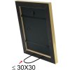 Rama drewniana S45YA1 złota 21x30 cm Szkło antyrefleksyjne