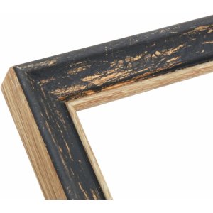 Ramka drewniana S46TG czarna 30x40 cm