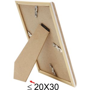 Ramka plastikowa S46WG natural edge white 10x15 cm