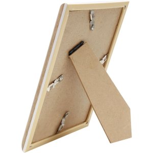 Rama plastikowa S46WG natural edge white 30x40 cm