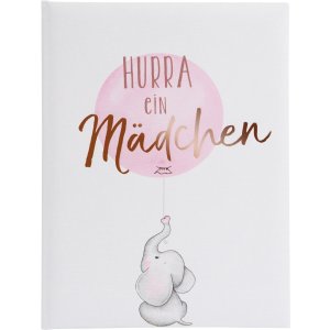 Goldbook Baby Diary Hooray - dziewczynka 21x28 cm 44...