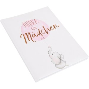 Goldbook Baby Diary Hooray - dziewczynka 21x28 cm 44...