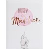 Goldbook Baby Diary Hooray - dziewczynka 21x28 cm 44 ilustrowane strony