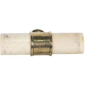 Gałka do drzwi 6x1 cm kremowa 64690