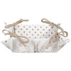 Koszyk na pieczywo 35x35x8 cm beżowy REB47