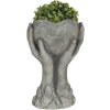 Doniczka 19x13x34 cm szara 6TE0318L