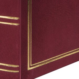 Hama Album fotograficzny Londyn czerwony 34x35 cm 80 białych stron