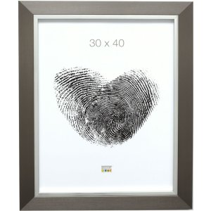 Ramka plastikowa S41N srebrna 13x18 cm Szkło Premium