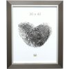 Ramka plastikowa S41N srebrna 13x18 cm Szkło Premium