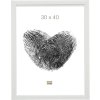 Rama plastikowa S41VF1 biała 20x30 cm Szkło antyrefleksyjne