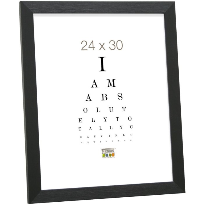 Rama plastikowa S41VH2 czarna 18x24 cm Szkło antyrefleksyjne