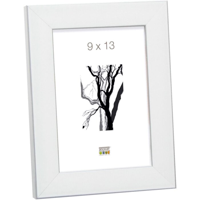 Ramka plastikowa S41VK biała 15x20 cm Szkło Premium