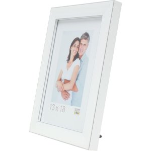 Ramka plastikowa S41VK biała 15x20 cm Szkło Premium