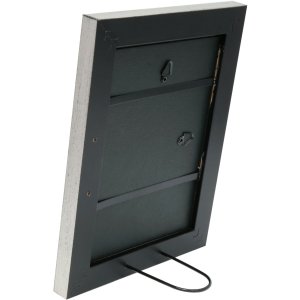 Rama drewniana S42L srebrna 20x30 cm Szyba Premium