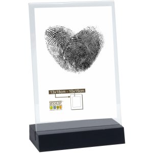 Drewniany uchwyt na zdjęcia S58RV czarny 13x18 cm