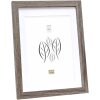 Rama drewniana S66KH3 brązowo-szara 30x30 cm z passe-partout