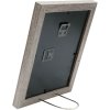 Rama drewniana S66KH3 brązowo-szara 30x30 cm z passe-partout