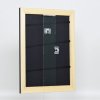 Efekt rama z litego drewna profil 30 czarny 10x10 cm szkło muzealne