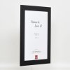 Efekt rama z litego drewna profil 30 czarny 10x10 cm szkło muzealne