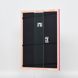 Efekt Drewniana rama Profil 89 fioletowy 10x15 cm Szkło muzealne