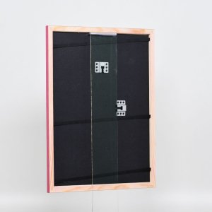 Efekt Drewniana rama Profil 89 fioletowy 10x15 cm Szkło muzealne