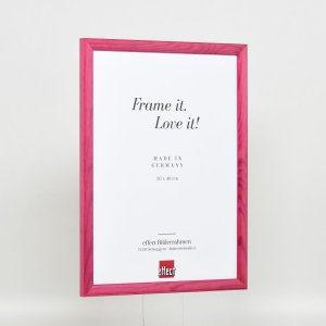 Efekt Drewniana rama Profil 89 fioletowy 10x15 cm Szkło muzealne