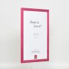 Efekt Drewniana rama Profil 89 fioletowy 10x15 cm Szkło muzealne