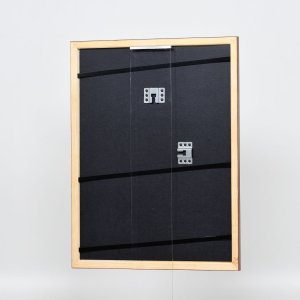 Efekt Drewniana rama Profil 89 ciemny brąz 10x15 cm Szkło muzealne