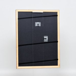 Efekt Drewniana rama Profil 89 ciemny brąz 10x15 cm Szkło muzealne