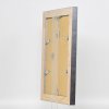 Efekt rama z litego drewna Profil 28 srebrny 10,5x14,8 cm szkło antyrefleksyjne