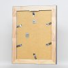 Efekt rama z litego drewna Profil 28 srebrny 10,5x14,8 cm szkło antyrefleksyjne