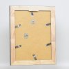 Efekt rama z litego drewna Profil 28 srebrny 10,5x14,8 cm szkło antyrefleksyjne