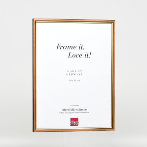 Efekt ramki drewnianej profil 23 jasny brąz 13x13 cm szkło antyrefleksyjne