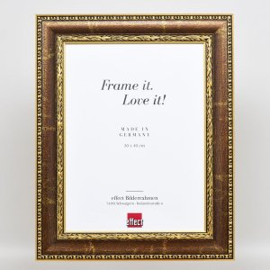Effect Baroque Picture Frame Profile 31 brown 13x13 cm szkło przezroczyste