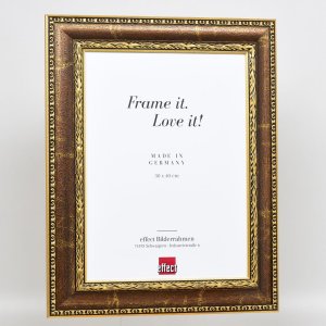 Effect Baroque Picture Frame Profile 31 brown 13x13 cm szkło przezroczyste
