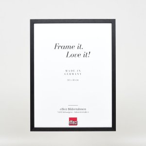 Efekt Drewniana rama Profil 35 czarny 13x18 cm Szkło muzealne
