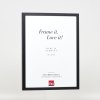 Efekt Drewniana rama Profil 35 czarny 13x18 cm Szkło muzealne