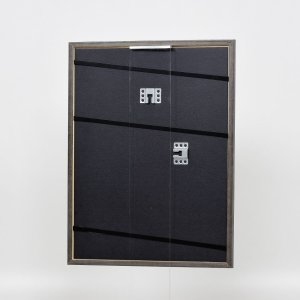 Efekt rama z litego drewna profil 25 zielony 14,8x21 cm szkło muzealne