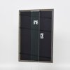 Efekt rama z litego drewna profil 25 zielony 14,8x21 cm szkło muzealne