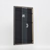 Efekt rama z litego drewna profil 25 zielony 14,8x21 cm szkło muzealne