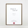 Efekt ramka drewniana profil 23 orzech brąz 15x20 cm szkło antyrefleksyjne
