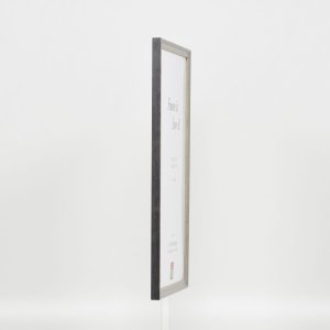 Efekt rama z litego drewna profil 25 szary 15x20 cm szkło antyrefleksyjne