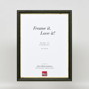 Efekt Drewniana rama Profil 21 zielony 15x20 cm Normalne szkło