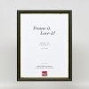 Efekt Drewniana rama Profil 21 zielony 15x20 cm Normalne szkło