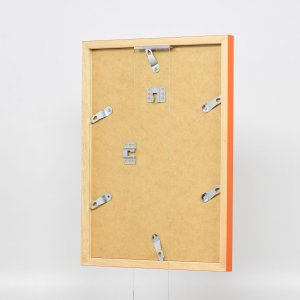 Drewniana rama Top Cube 18x27 cm pomarańczowa Szkło Antireflex