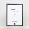 Efekt Drewniana rama Profil 38 szary 18x27 cm Szkło muzealne