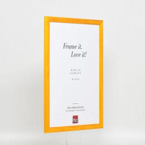 Efekt Drewniana rama Profil 89 jasny brąz 18x32 cm Szkło muzealne