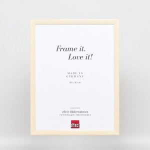 Efekt Rama drewniana Profil 89 biały 20x20 cm Szkło zwykłe